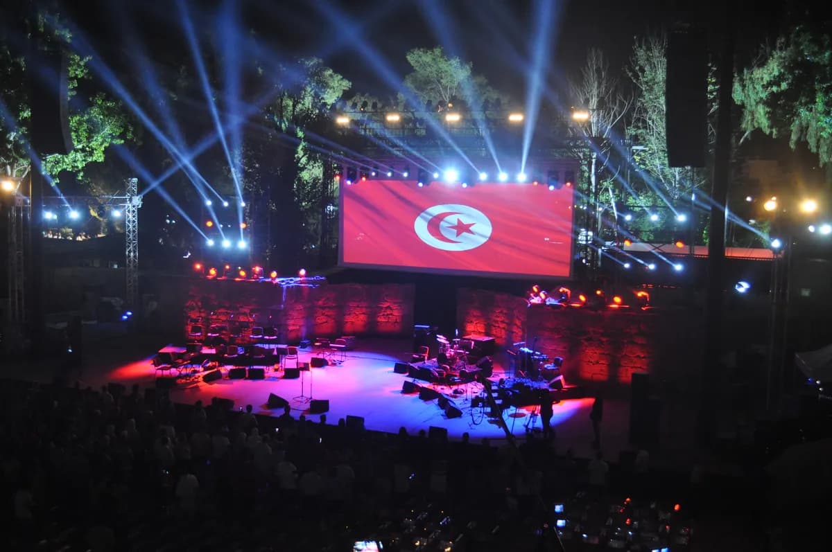 Cérémonie d'ouverture au Théâtre de Carthage