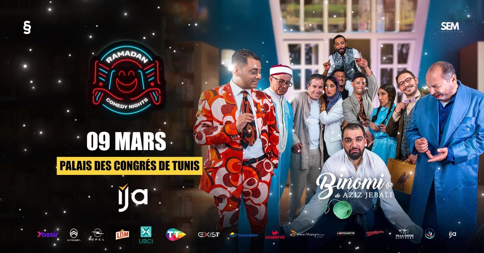 Binomi S+1 - Event poster in Tunis, Tunisia