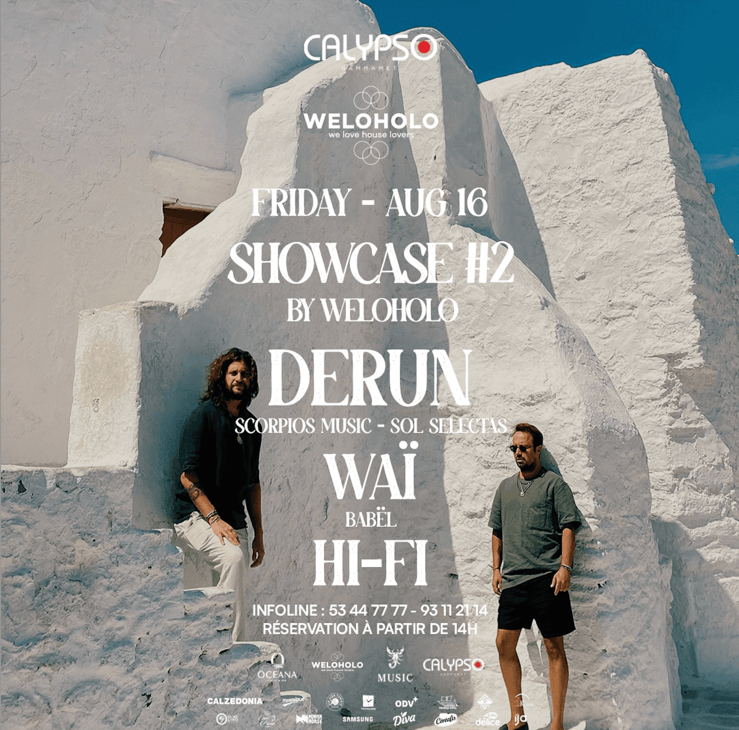 SHOWCASE WELOHOLO ? CALYPSO : DERUN & WAÏ & HĪFI