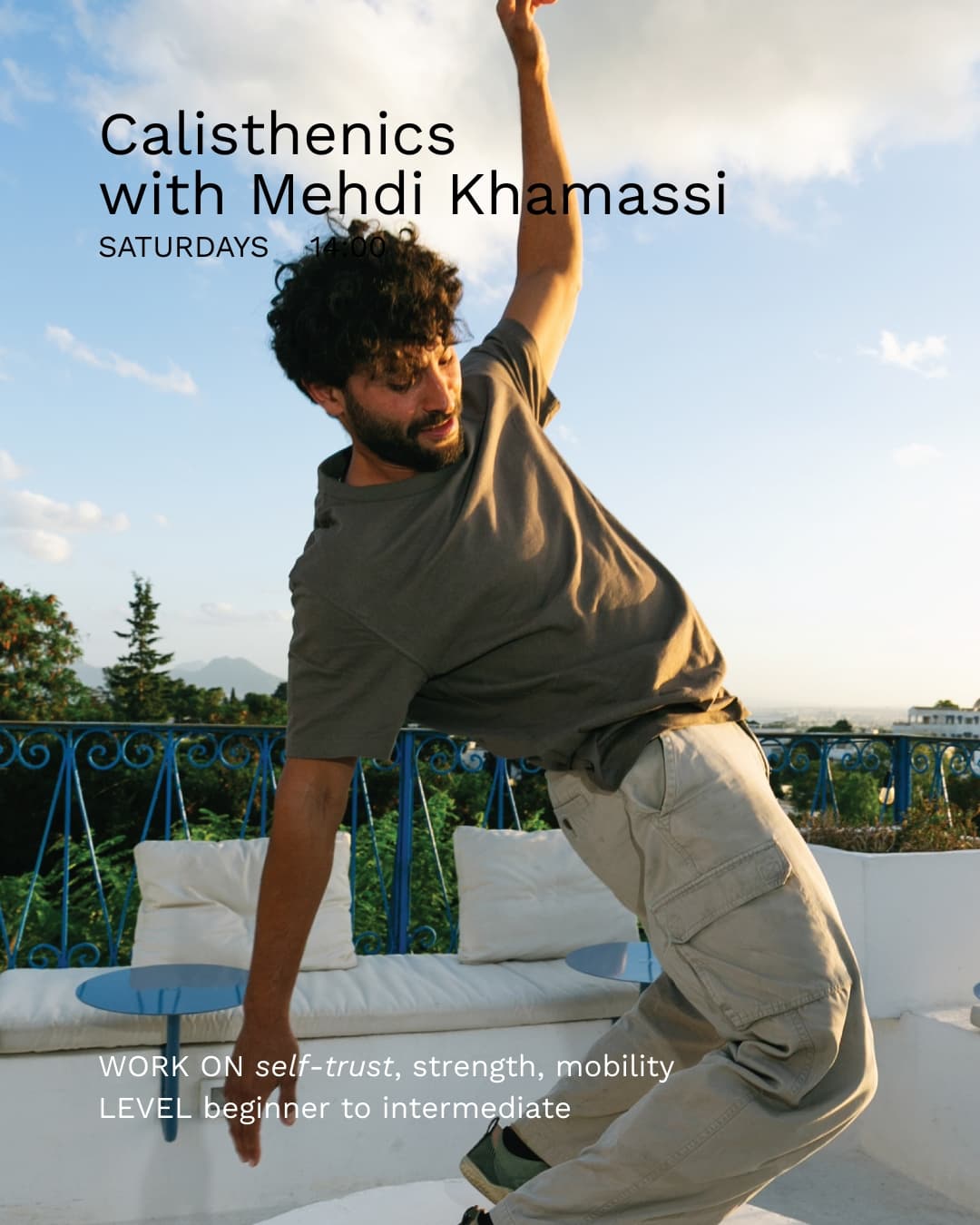 Calsthenics with Mehdi @holistic_athlete - Event poster in Tunis, Tunisia