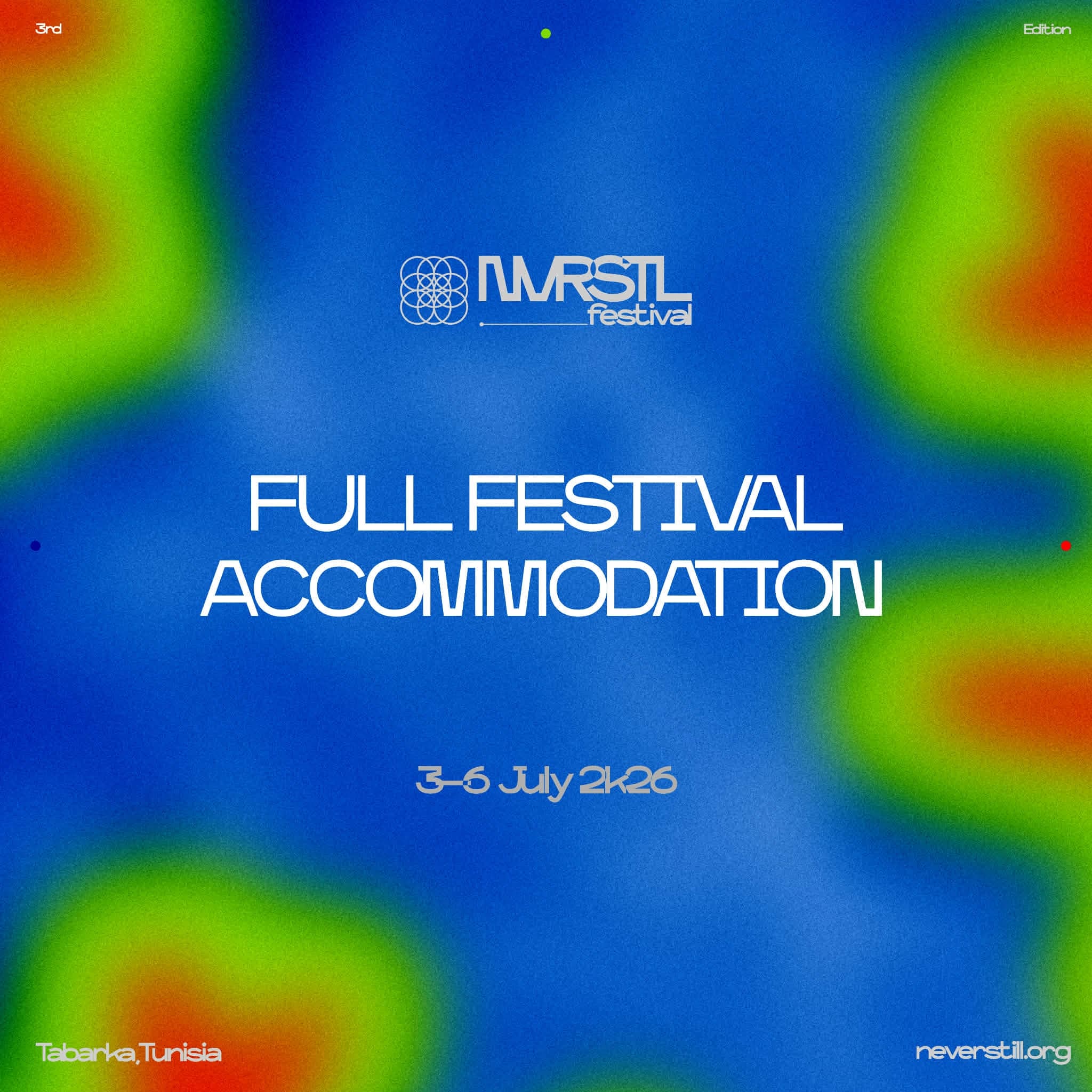 Neverstill Festival 3 Accommodation : Dar Ismail Hotel - Event poster in Tunis, Tunisia