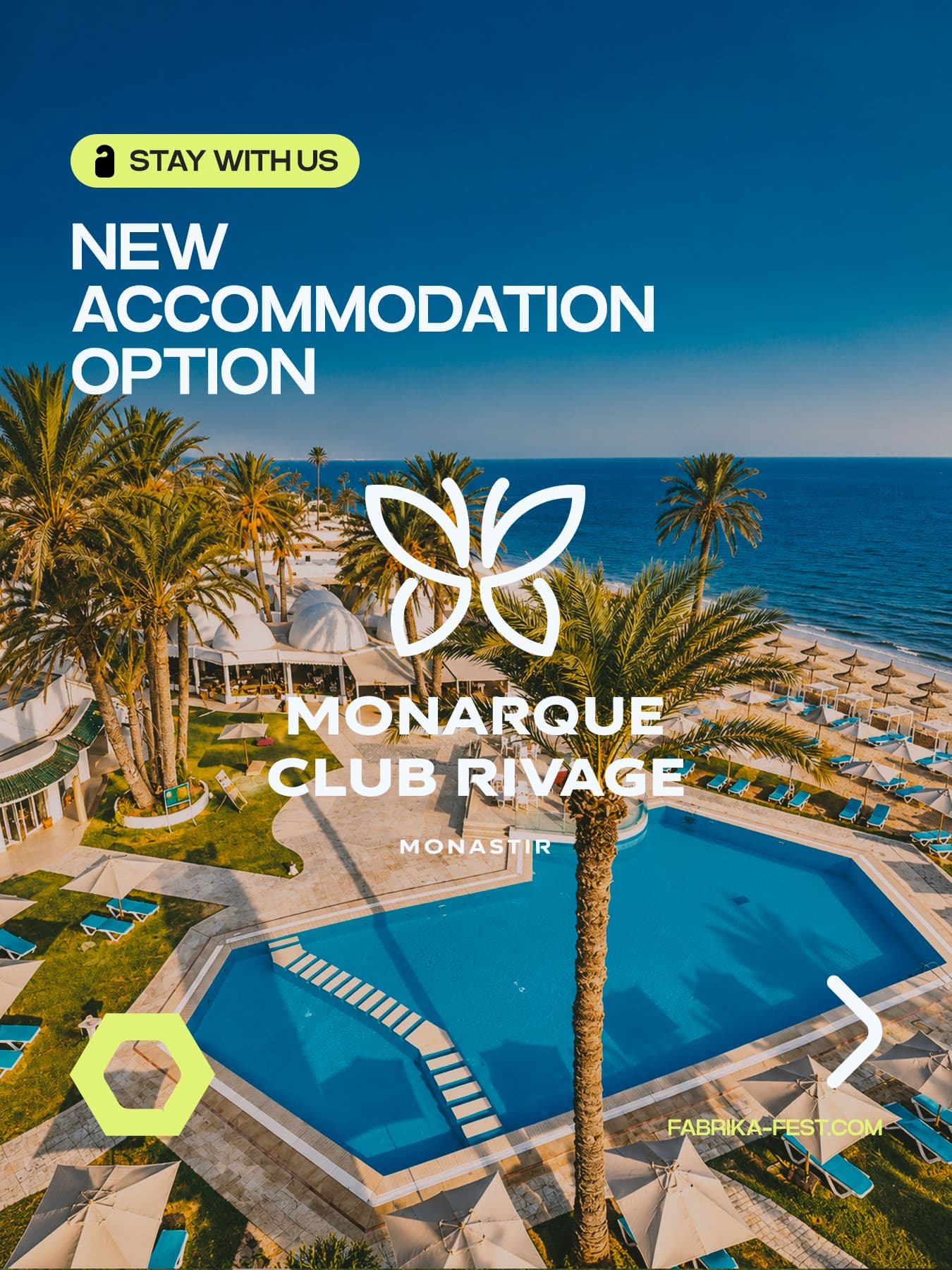 Festival 14 Accommodation: Monarque club rivage