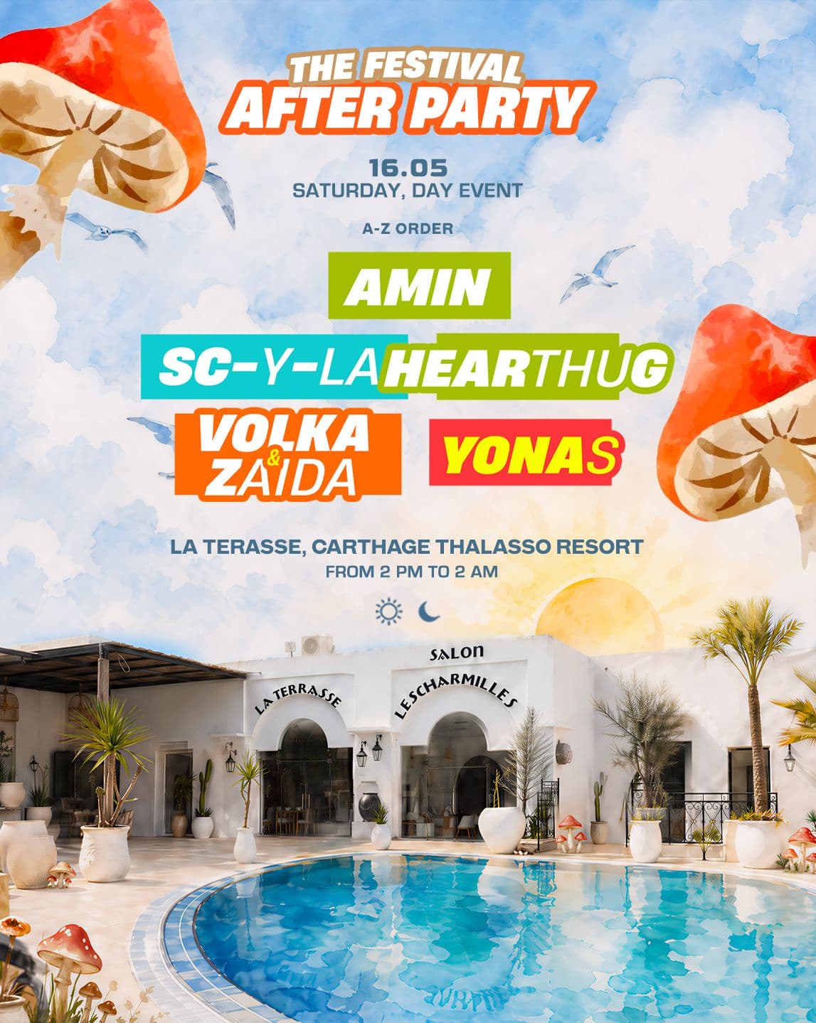 Fantasy Festival's after-party - La Terrasse Gammarth