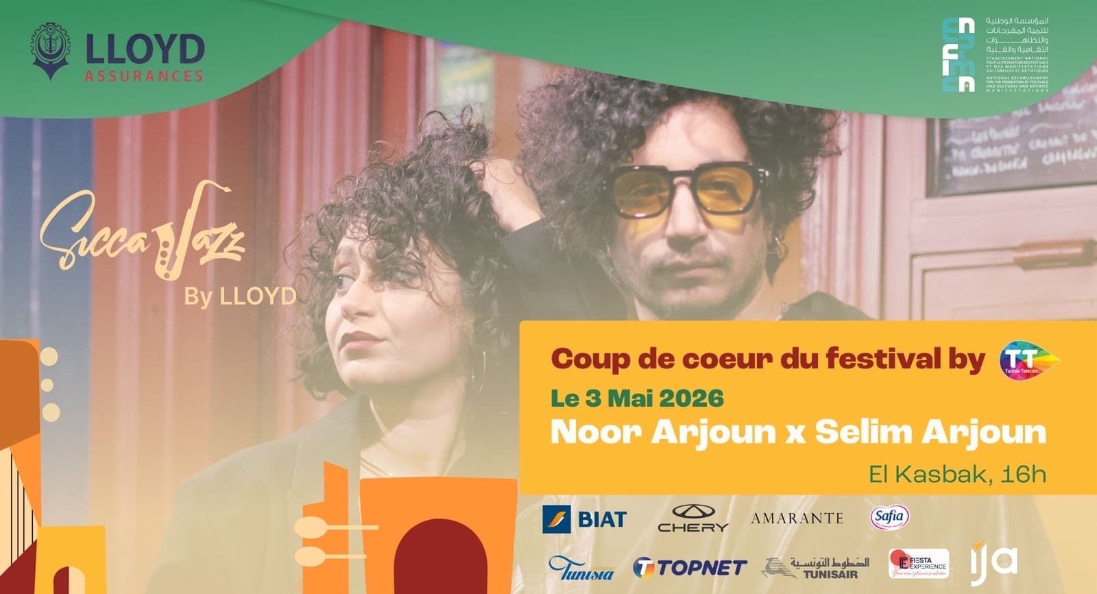 Siccajazz Clôture Noor & Selim Arjoun Quintet