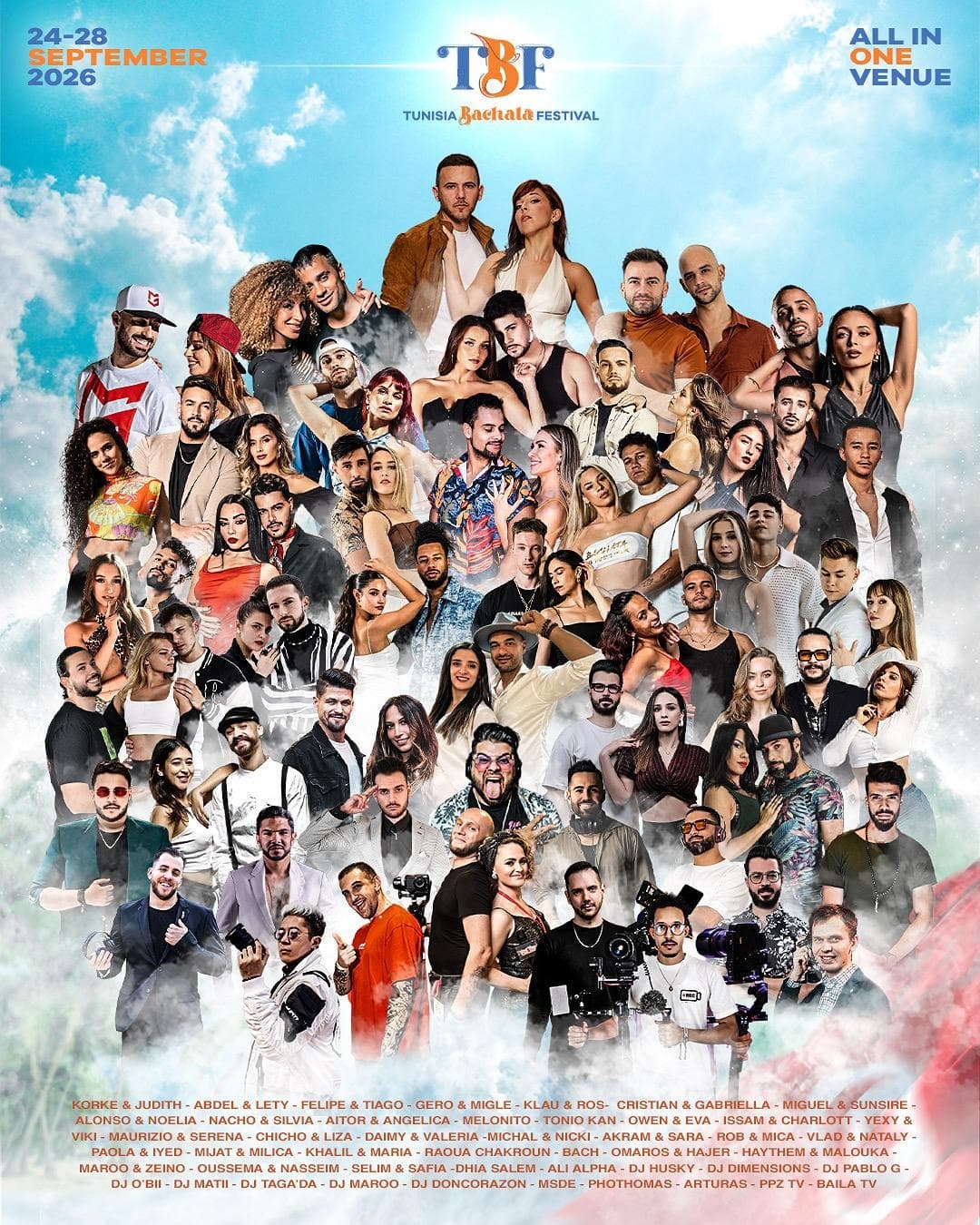 Tunisia Bachata Festival - Event poster in Tunis, Tunisia