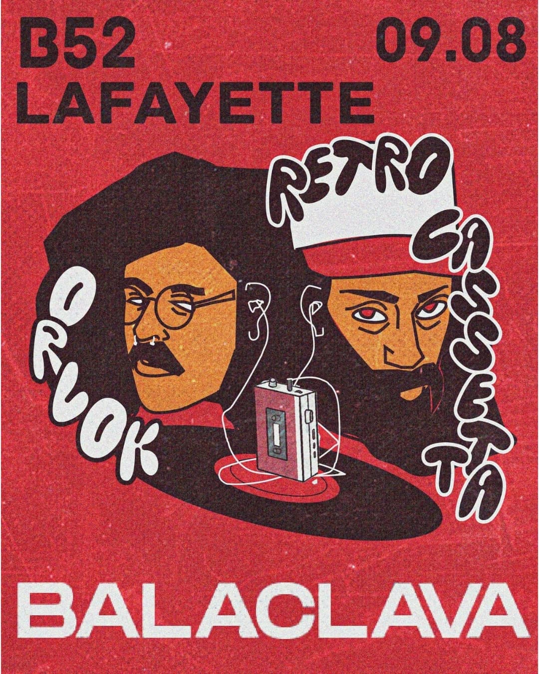 BALACLAVA INVITES RETRO CASSETTA