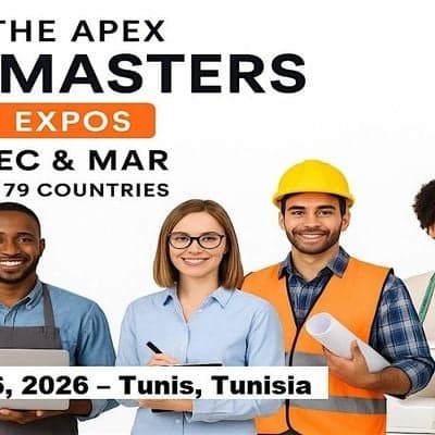 Apex SME Masters Expos: Tec & Mar in Tunis, Tunisia - Event poster in Tunis, Tunisia