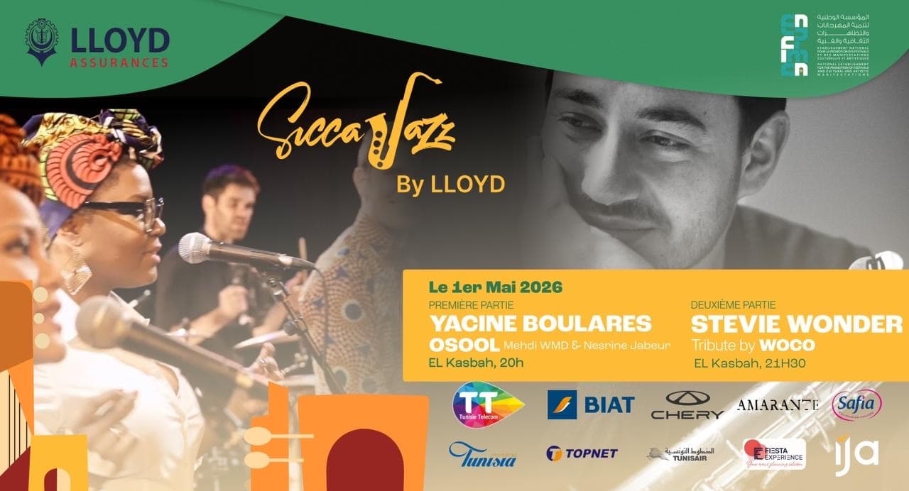 2 concerts: Yacine Boulares (OSOOL) et WOCO-1er Mai Sicca Jazz - Medina Fortress