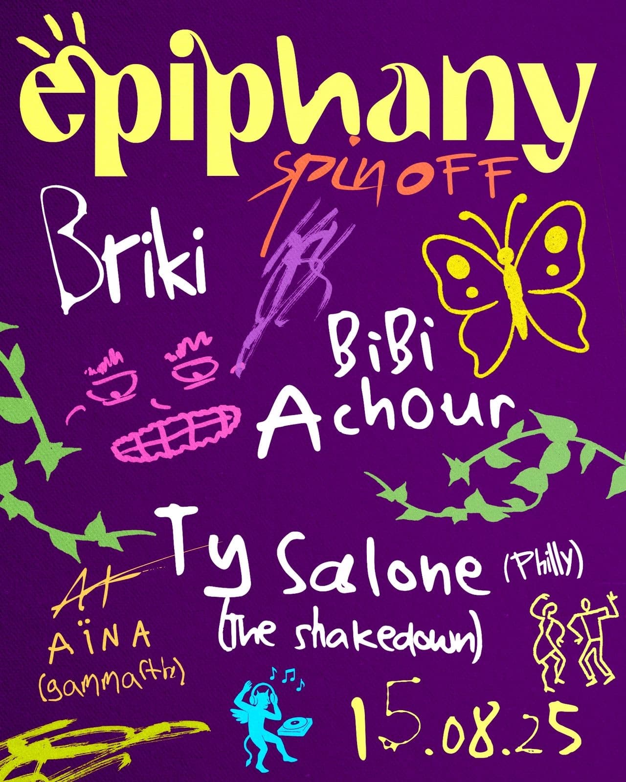 Epiphany Spin OFF edition / Ty Salone, Briki & Bibi Achour