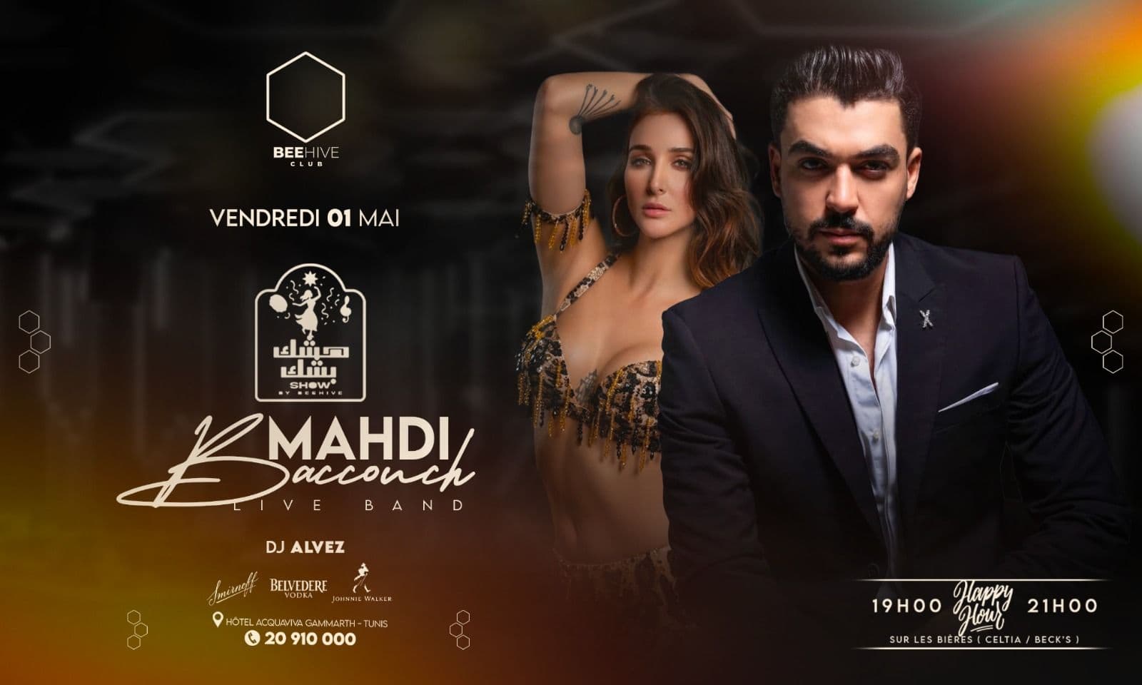 Mahdi Baccouche Live Band & Hishek Bishek Show