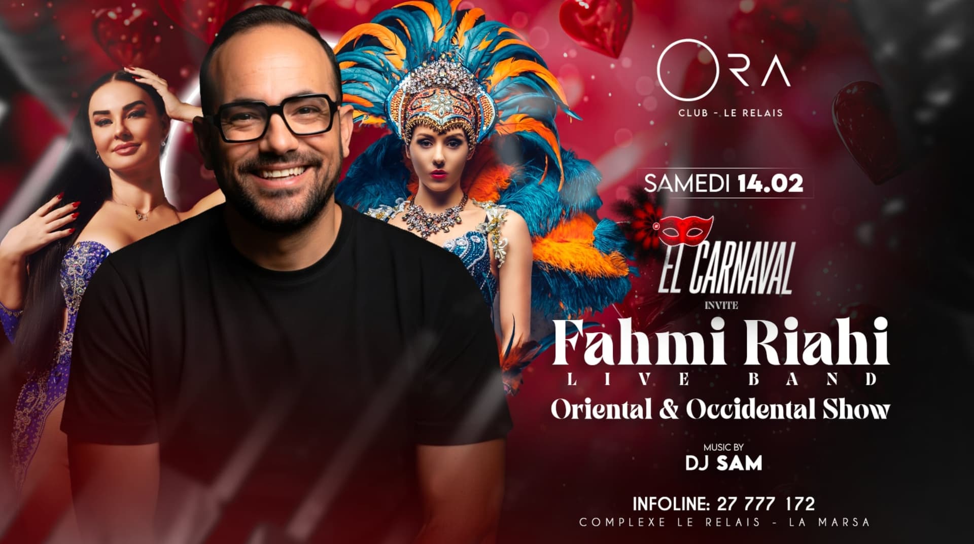 Fahmi Riahi Live " El Carnaval " - Event poster in Tunis, Tunisia