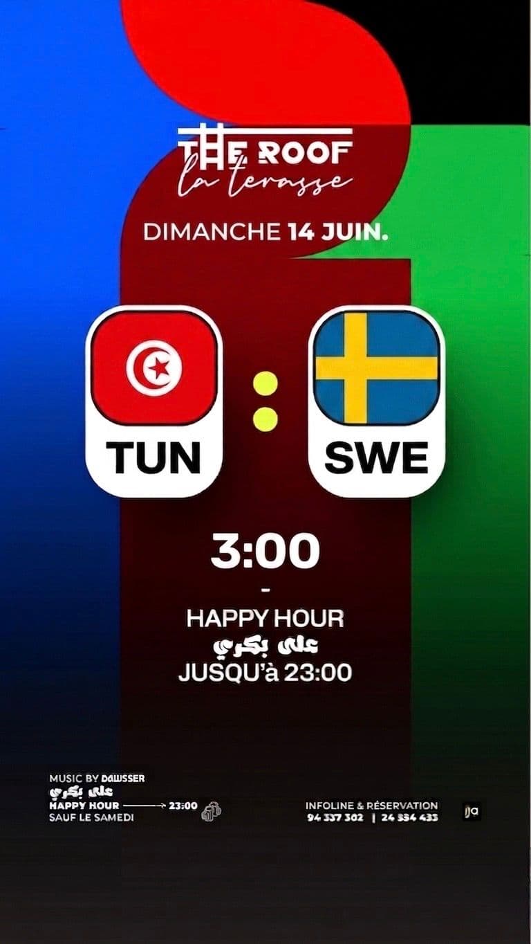 TUNISIE X SUEDE (open air)