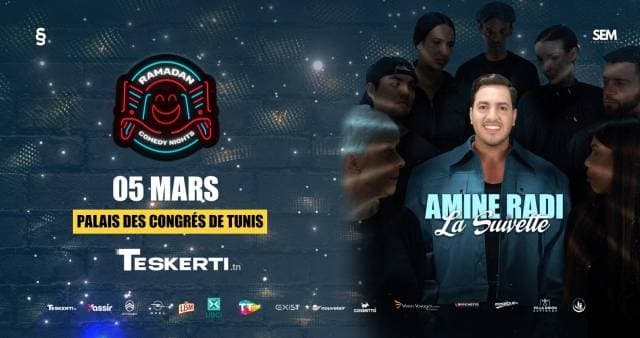 Amine Radi - Event poster in Tunis, Tunisia