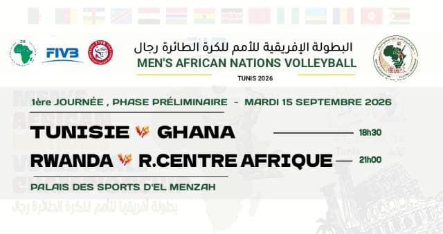 Men's african nations volleyball : 1 er journée - Soir