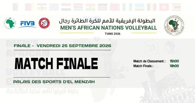 Men's african nations volleyball : Finale