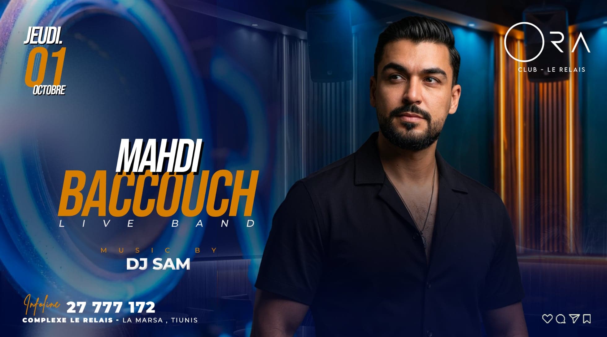 Mahdi Baccouche Live