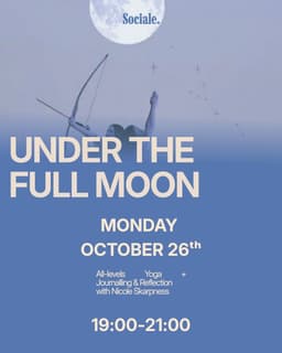 UNDER THE FULL MOON : All Level Yoga & Reflection with Nicole Skarpness