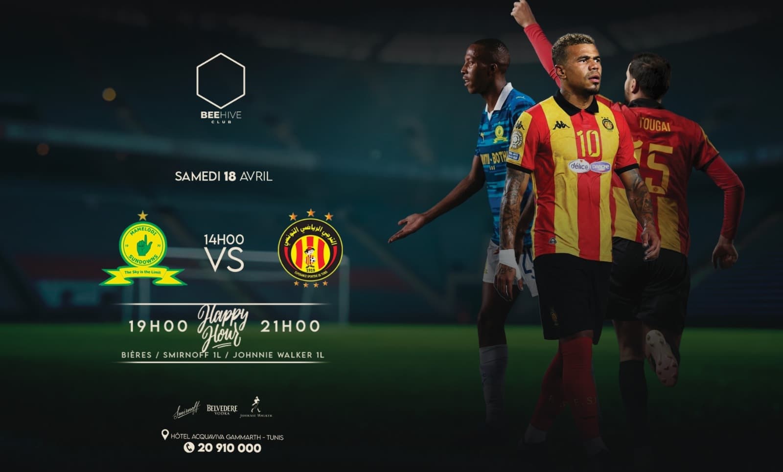 CAF champions league Espérance sportive de Tunis Vs Mamelodi Sundowns ️