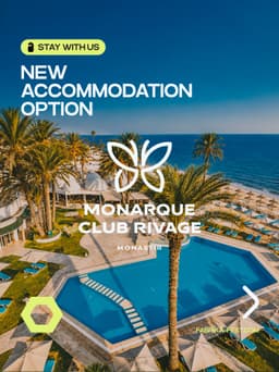 Festival 14 Accommodation: Monarque club rivage