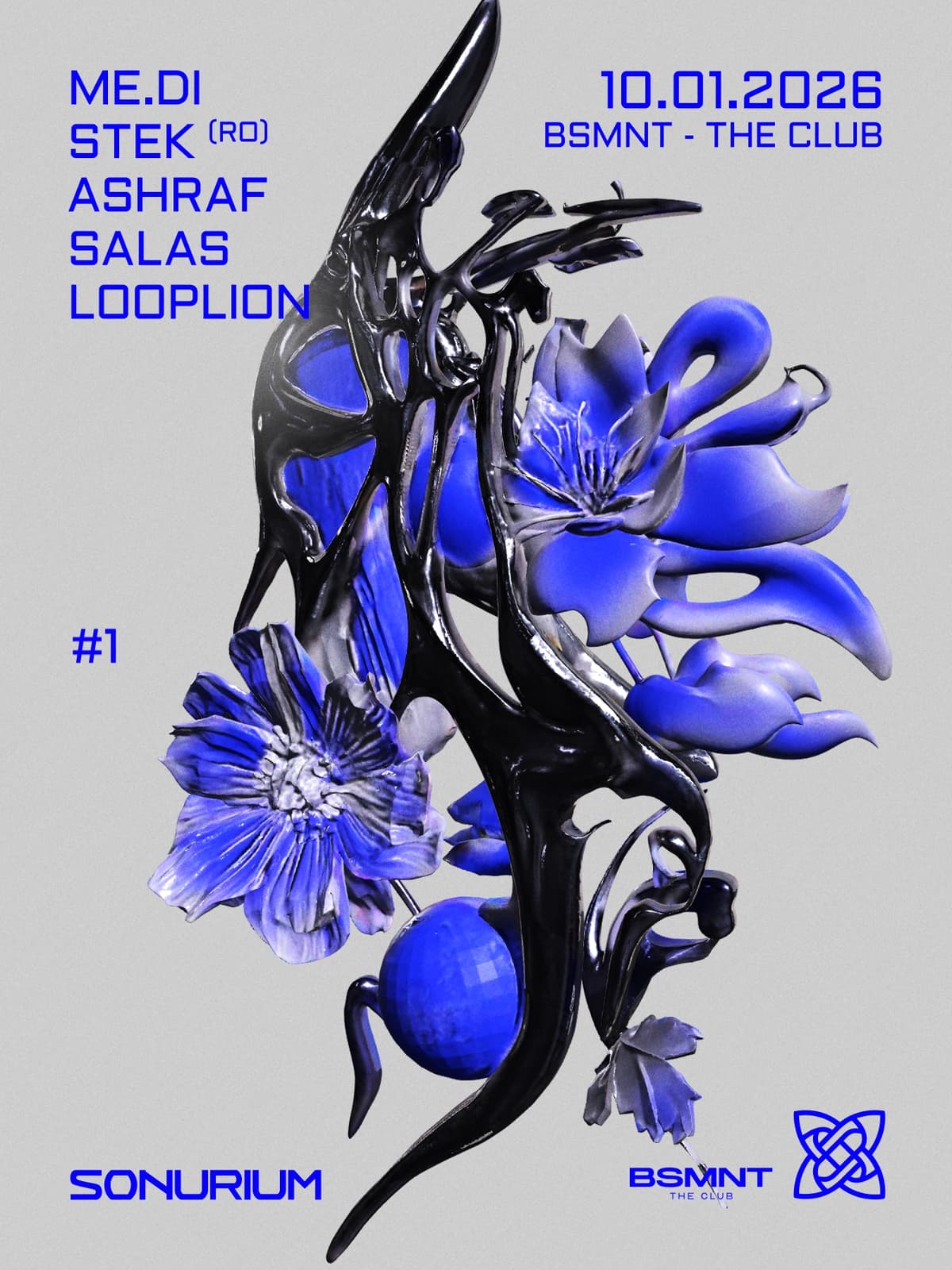 SONURIUM x BSMNT w/ ME.DI, STEK (RO), ASHRAF, SALAS, LOOPLION