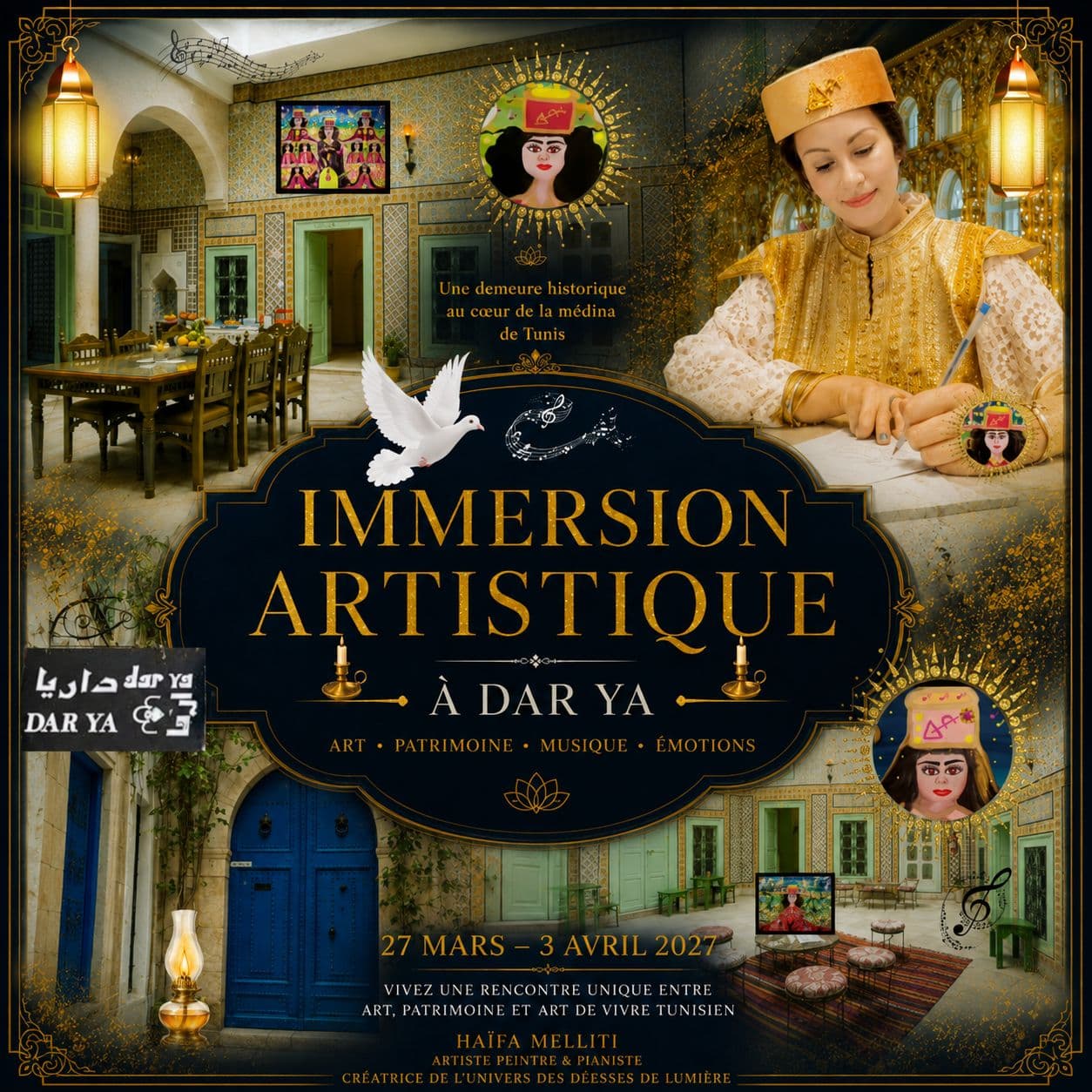 Immersion artistique à Dar Ya, au cœur de la Médina de Tunis