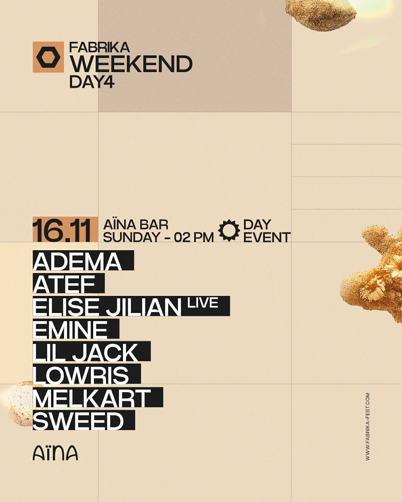 Fabrika Weekend Day 4 at Aïna Bar
