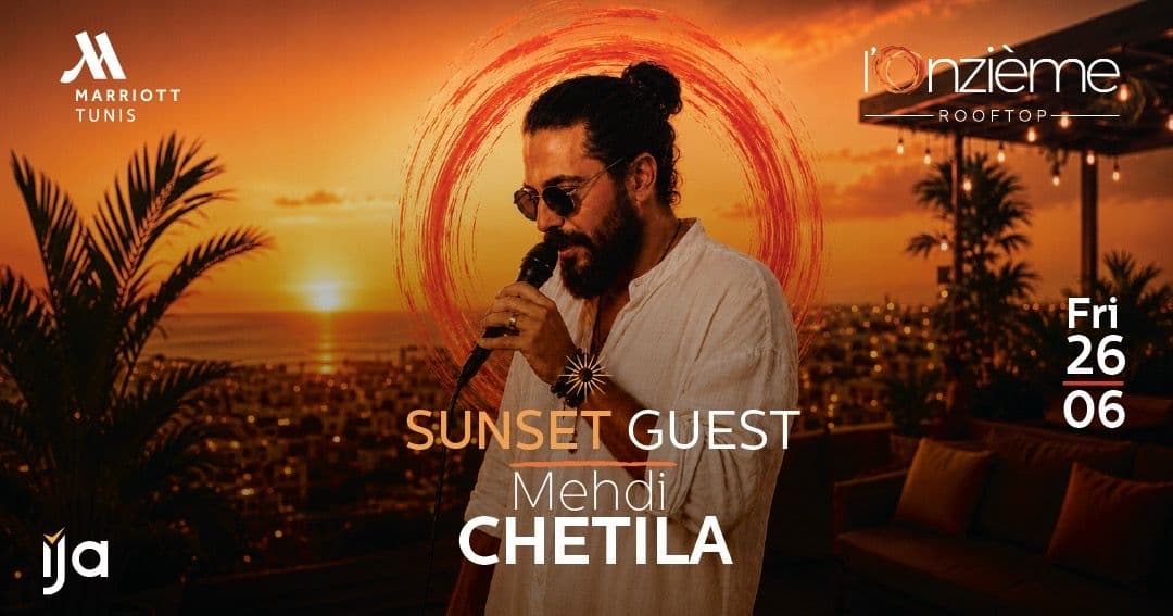 Sunset Guest at L Onzieme Rooftop : Mehdi Chetila
