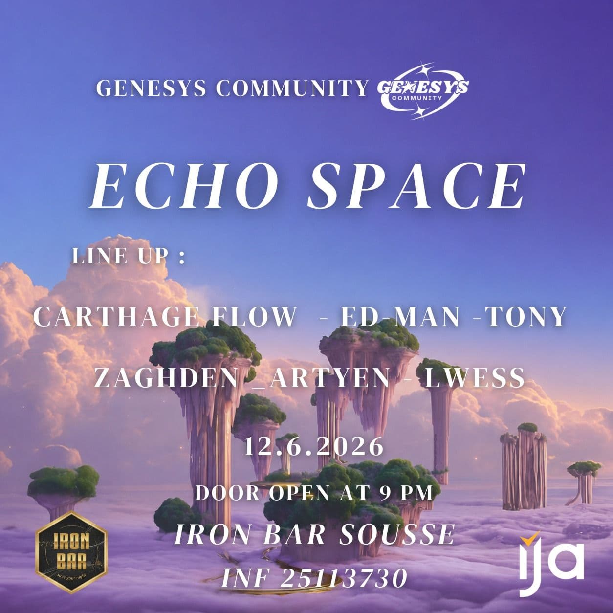 echo space