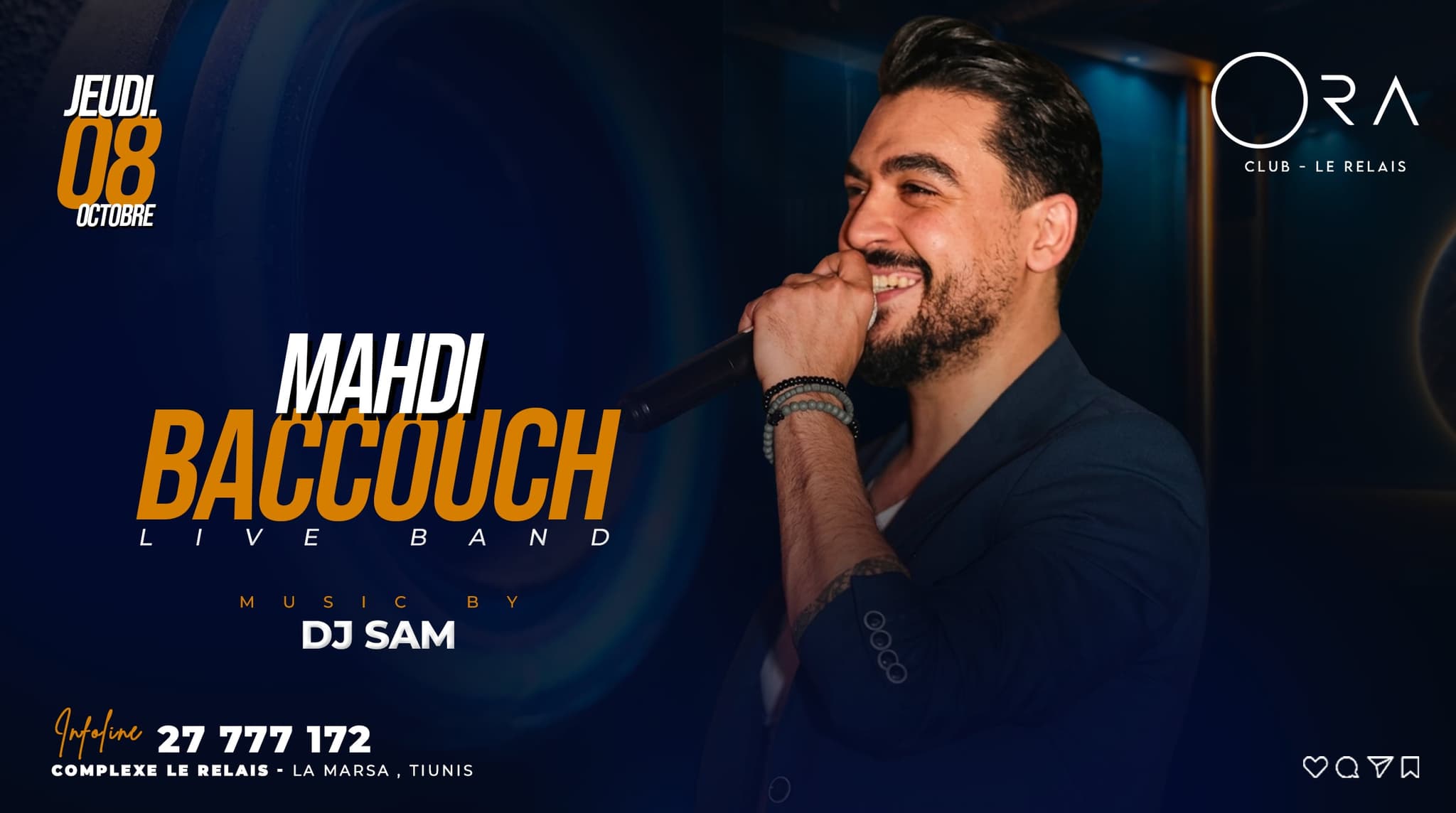 Mehdi Baccouche Live