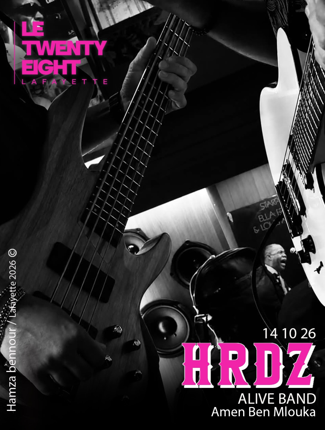 Alive Band un mercredi de HRDZ, photographié par Hamza Bennour