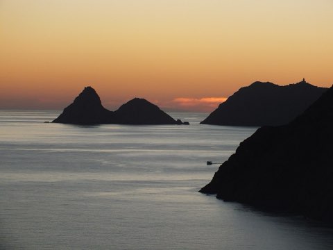 Sunset over the protected archipelago