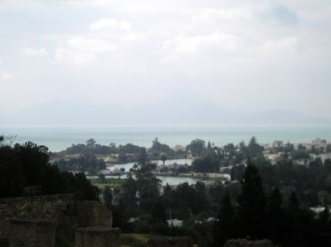 The Punic ports seen from Byrsa