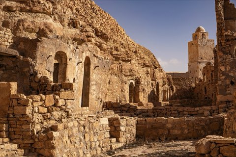 The abandoned Berber village of Douiret