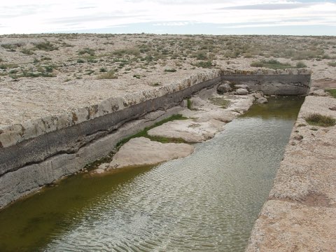 Rainwater cistern on the plateau