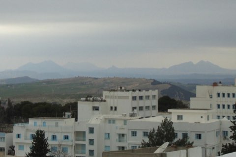 The mesa seen from a distance